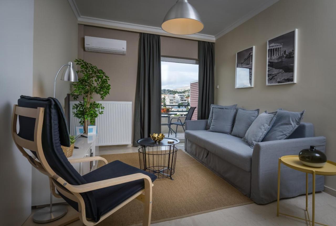 Apartment For 4 Ppl With Great View In 아테네 외부 사진