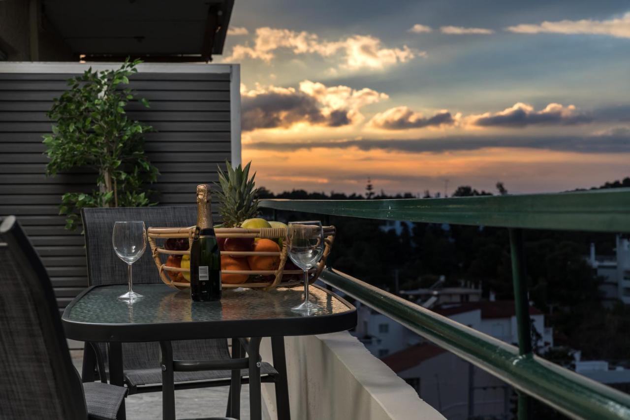 Apartment For 4 Ppl With Great View In 아테네 외부 사진